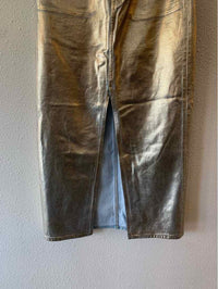 Levi Strauss & Co metallic gold Size 28 Skirt