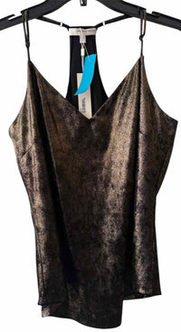 Lavender Brown Black and Gold Size M Tank Top