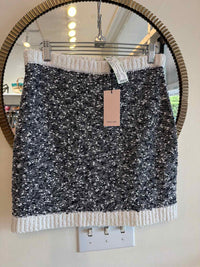 cinq a sept Navy & Ivory Size S Skirt
