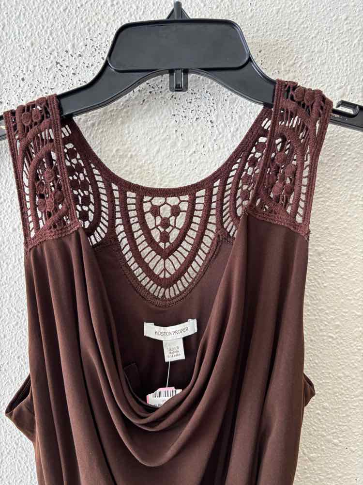 Boston Proper chocolate Size 8 Dress