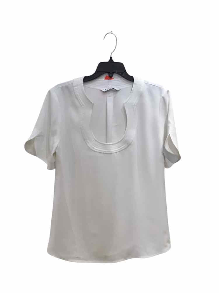 Trina Turk White Size L Shirt
