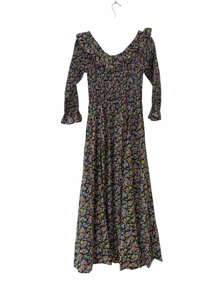 DOEN Black and floral Size S Dress – Swap Boutique