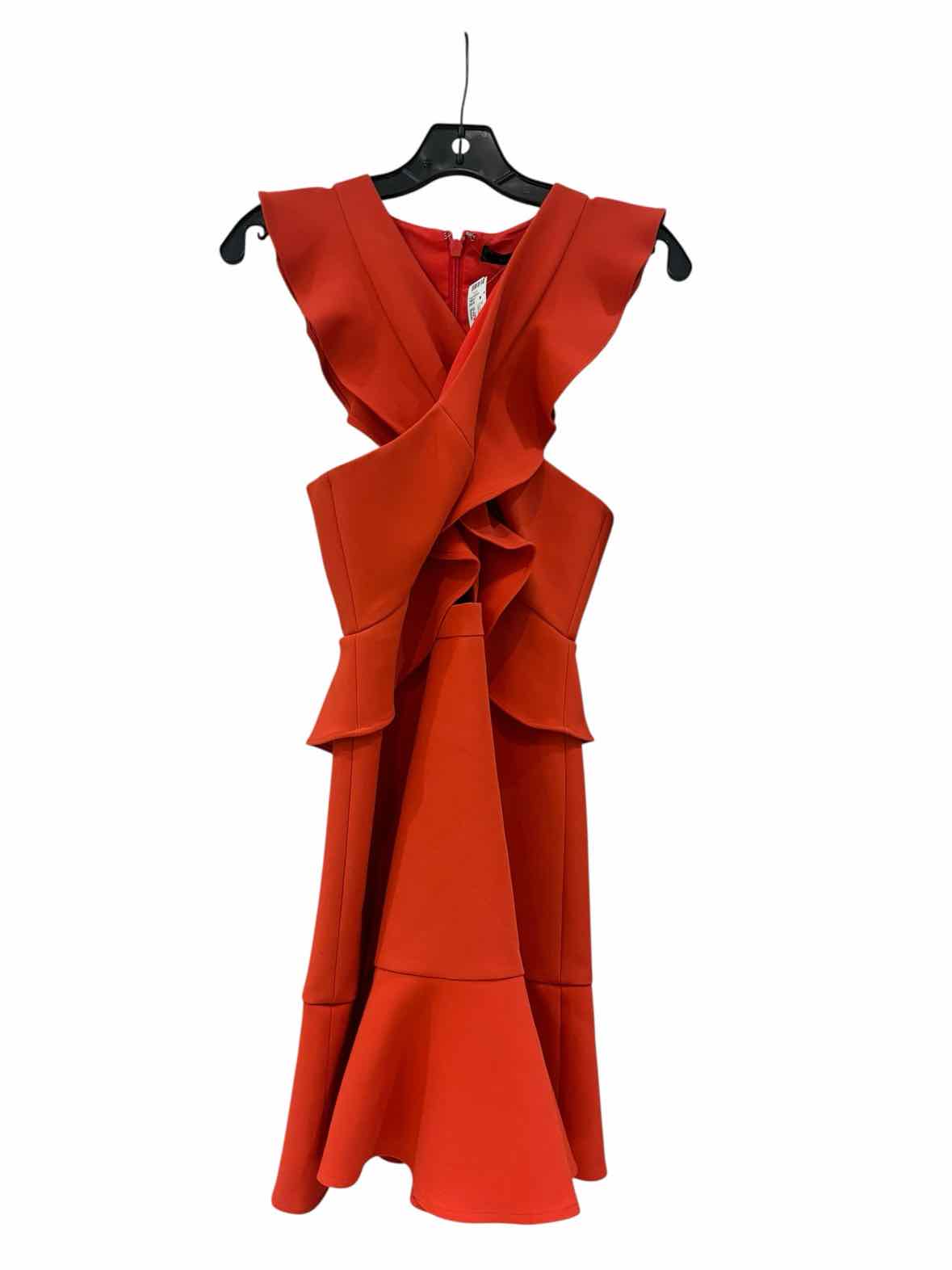 BCBG MAXAZRIA Orange Size 0 Dress