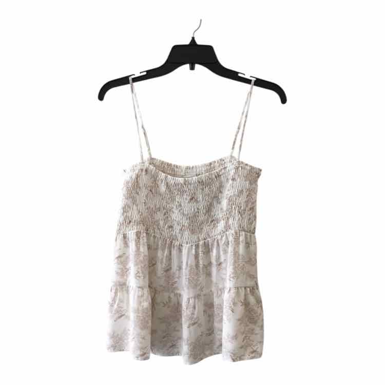 Paper Crane White and Tan Size L Shirt