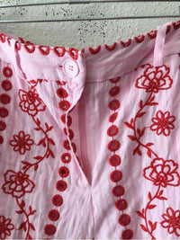 Zara Pink and Red Size S Pants