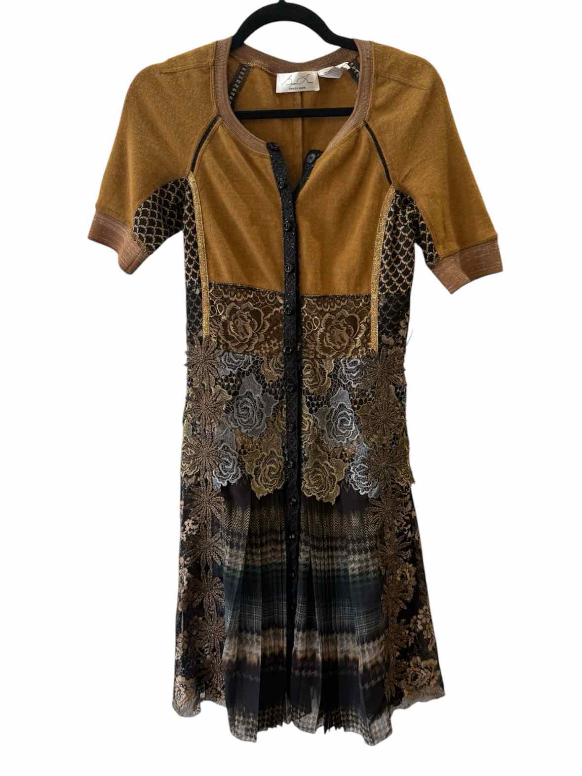 Byron Lars beauty mark Camel Multi Size 2 Dress