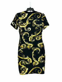 Versace Jeans Couture Gold and Black Size S Dress