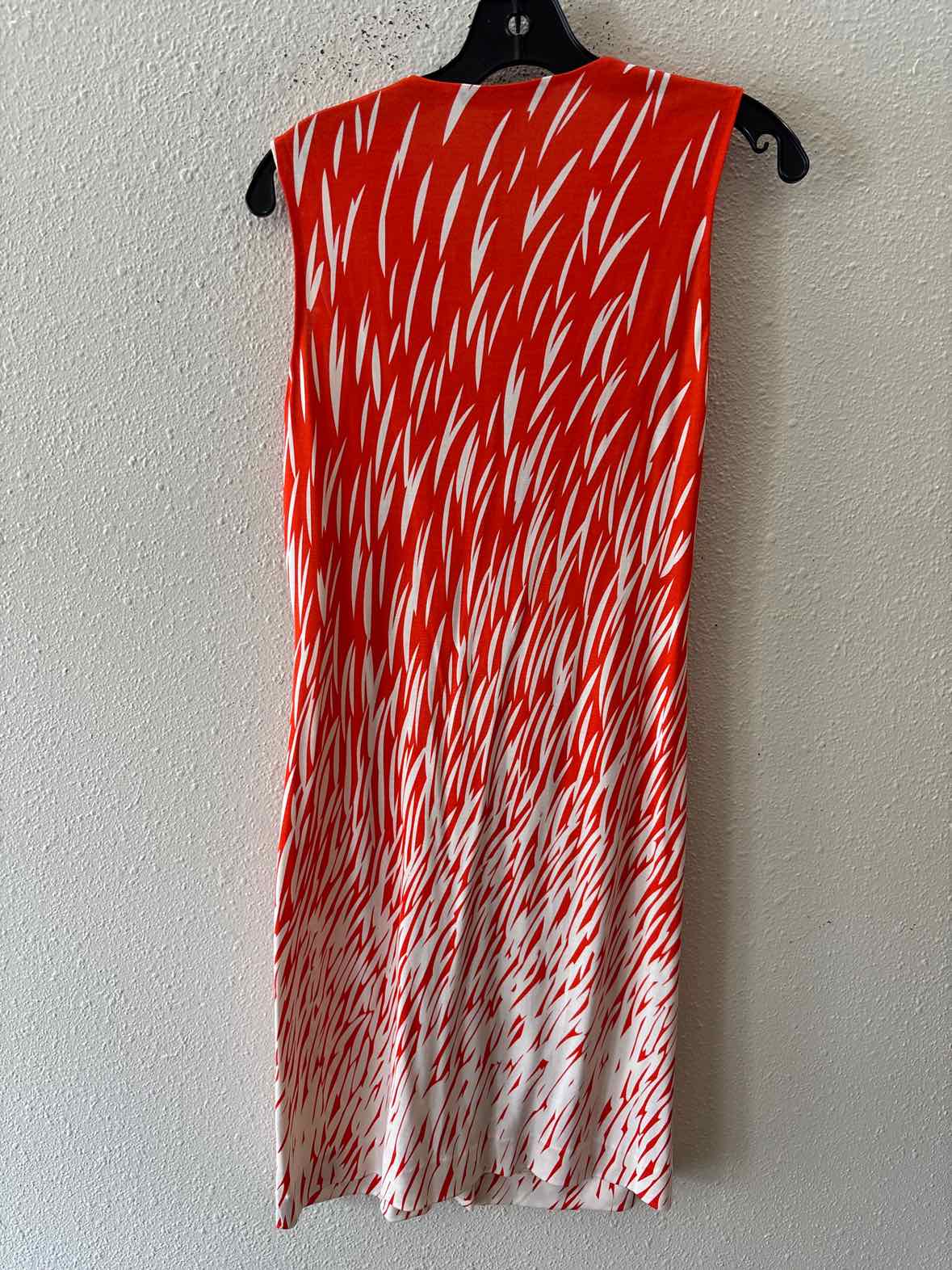 DVF Orange and White Size 6 Dress
