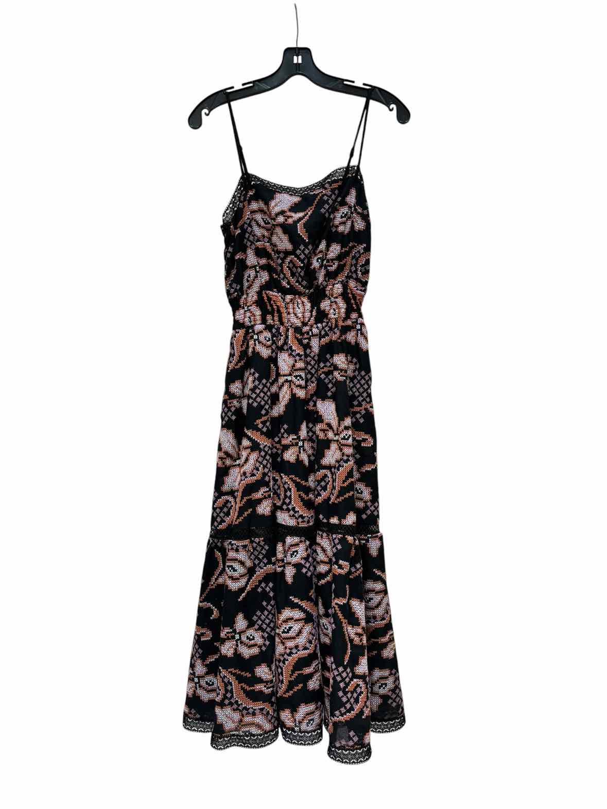 Anthropologie Black/Purple/Orange Size XS Dress Swap Boutique Anthropologie Black/Purple/Orange Size XS Dress Swap Boutique