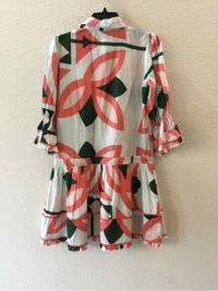 Modaposa White Multi Size S Dress