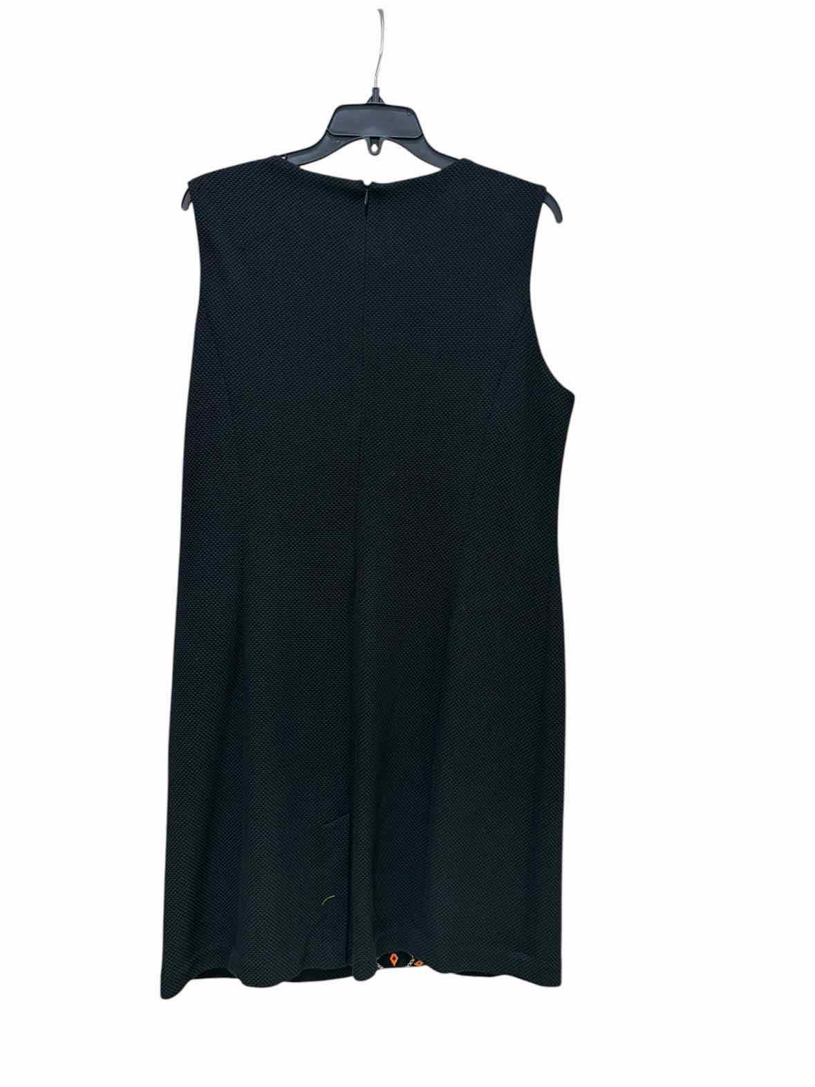 Peter Nygard Black Multi Size 14P Dress
