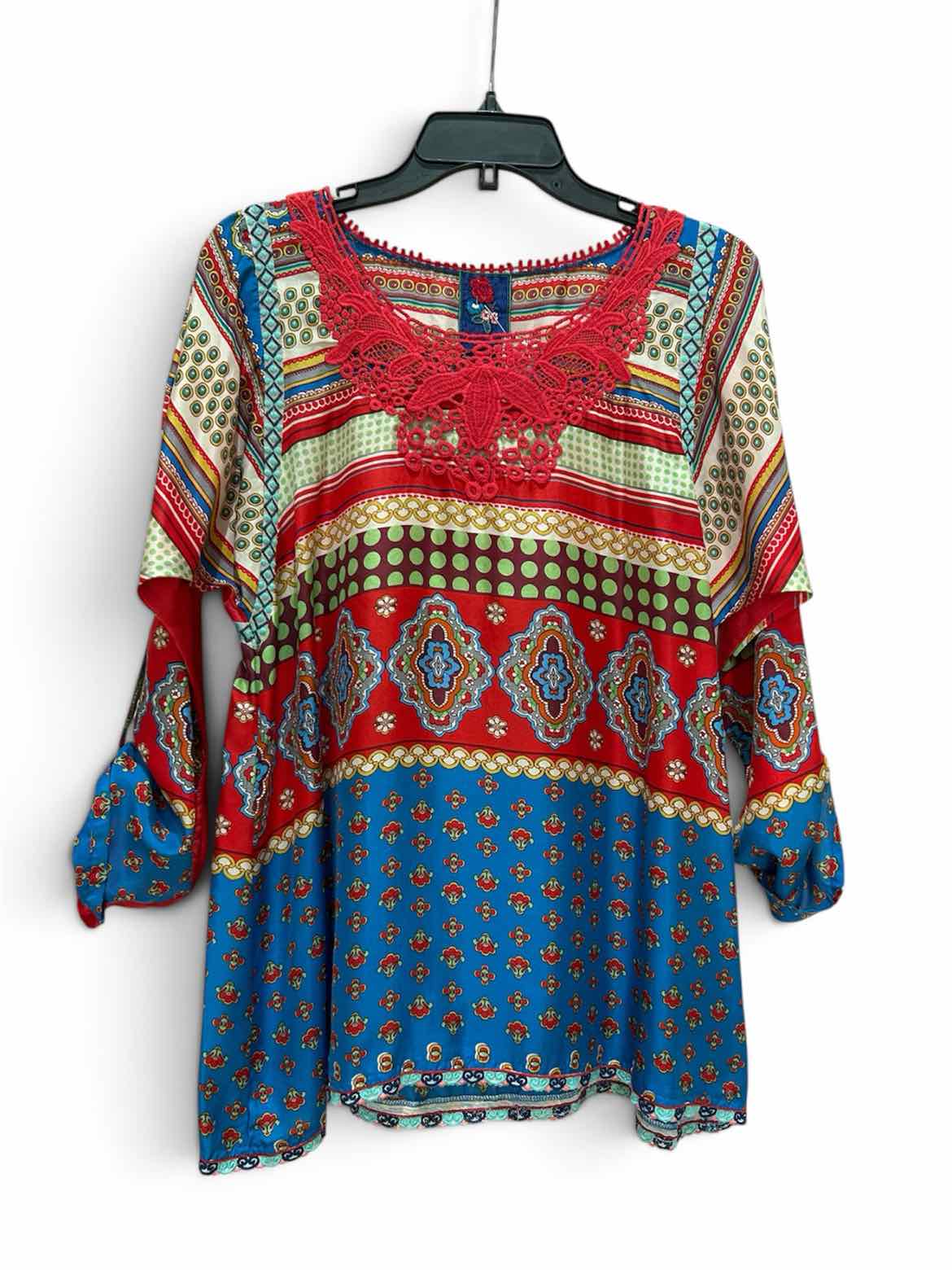 Johnny Was Red multi Size S Shirt
