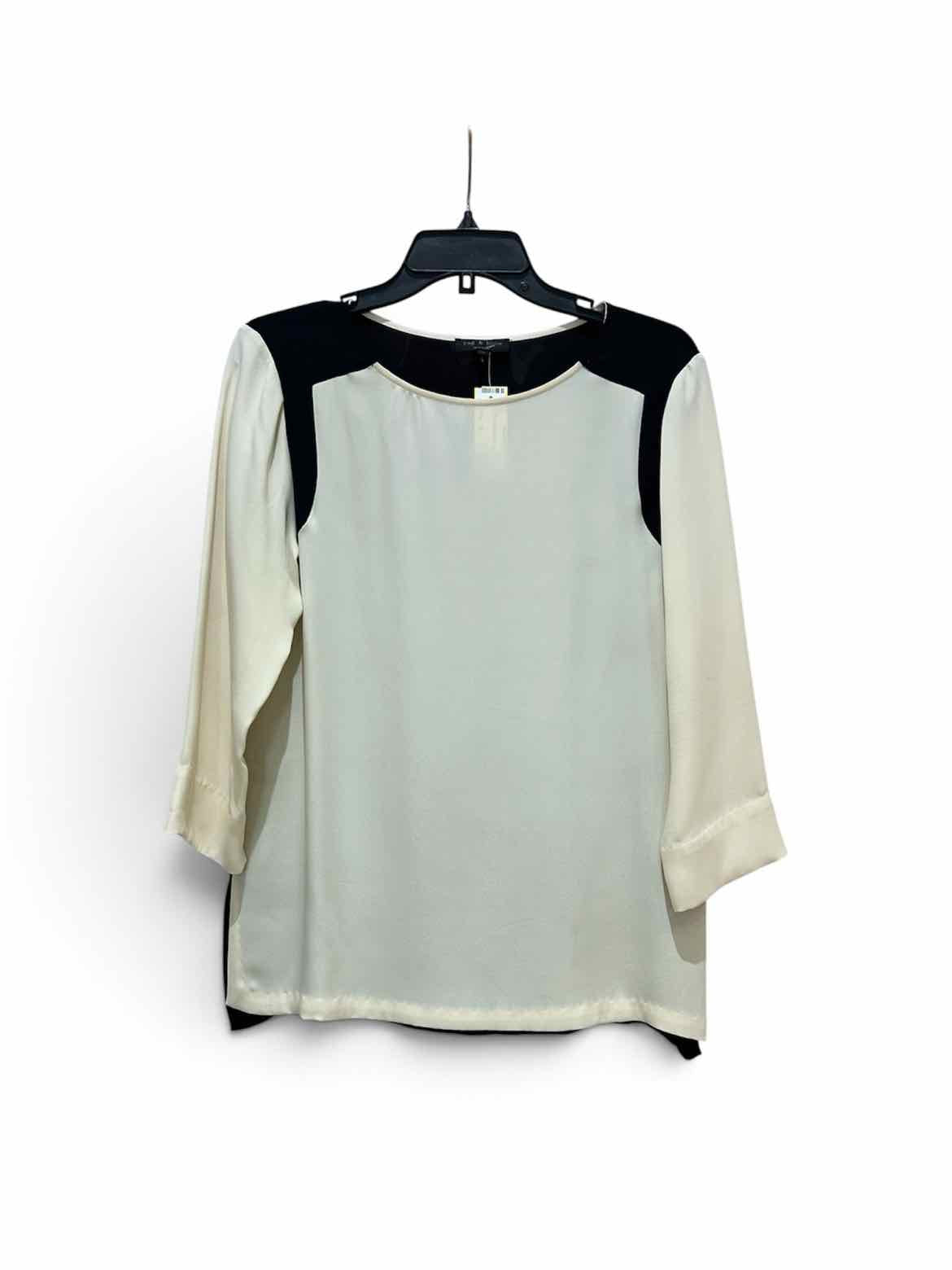 rag & bone Off White and Black Size M Shirt