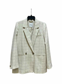 Madewell Tan and black Size L Blazer