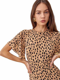 Reformation Brown and black Size 0 Dress