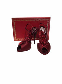 Rene Caovilla Burgandy Size 38 Shoes