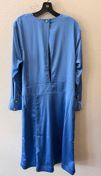 Ganni Blue and Black Size 42 Dress