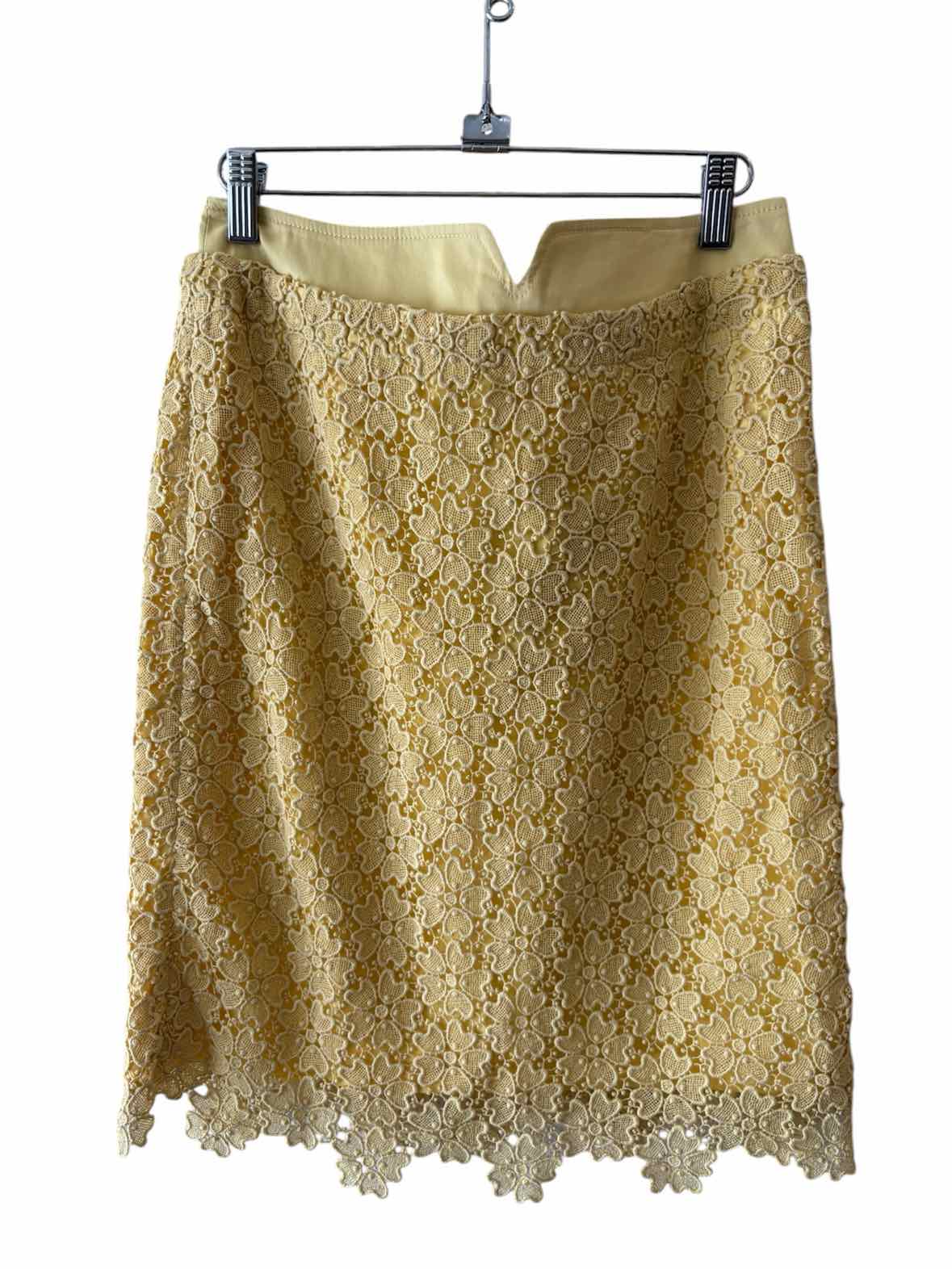 Elevenses Yellow Size 6 Skirt