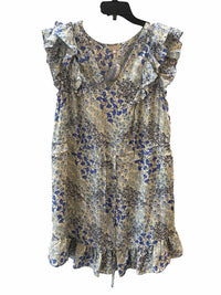 Rebecca Taylor White and Blue Size 12 Dress