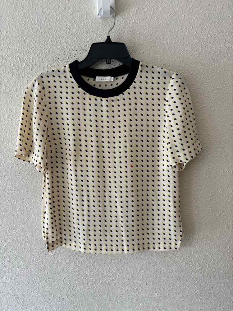 A.L.C. White Multi Size 6 Shirt
