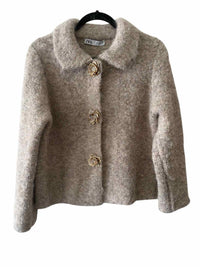 Zara Beige Multi Size S Cardigan