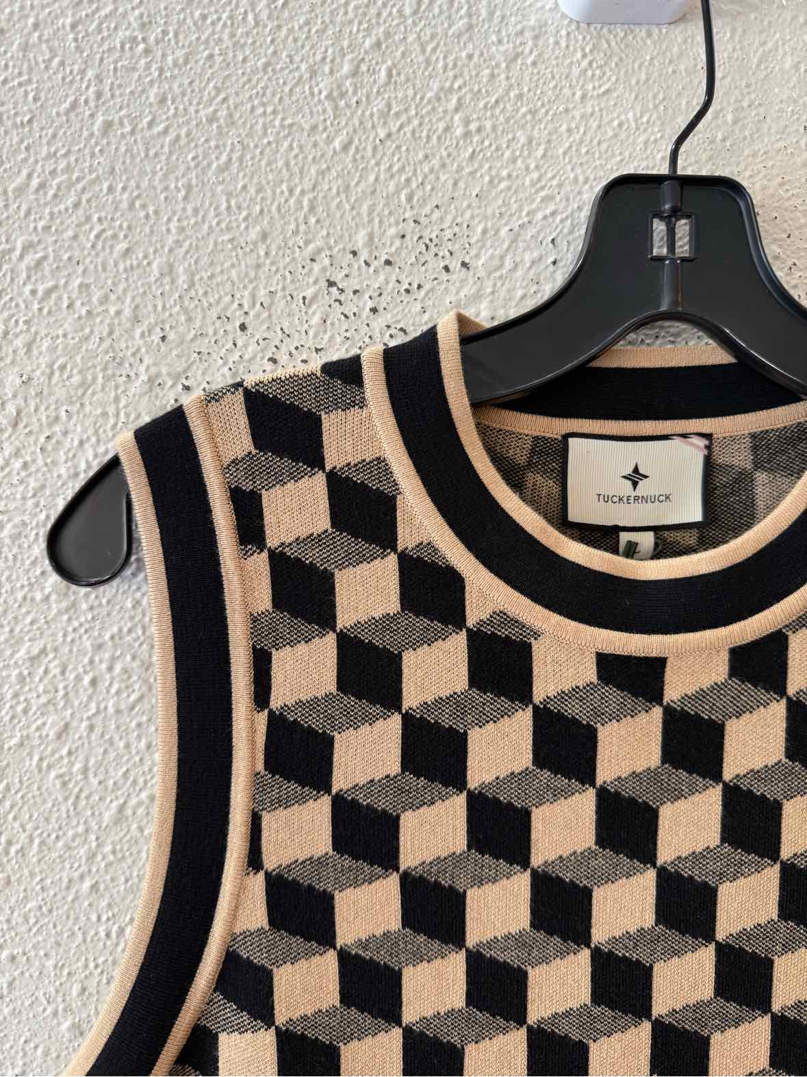 Tuckernuck Camel and Black Size L Dress