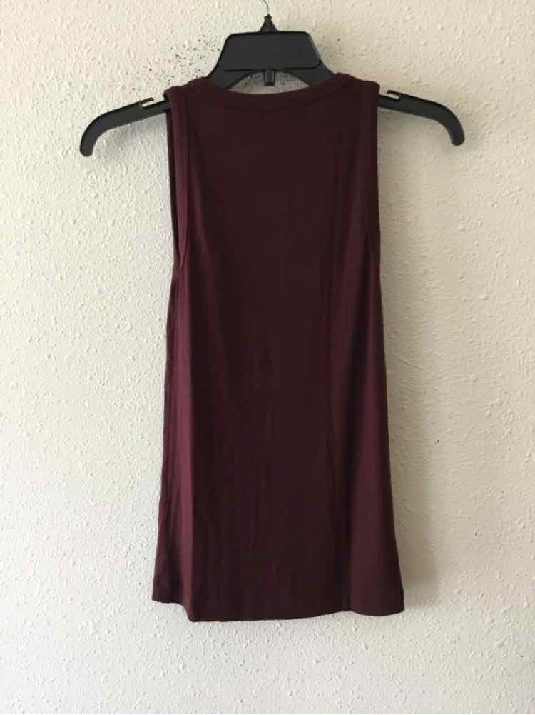 Vince Burgundy Size XS Tank Top