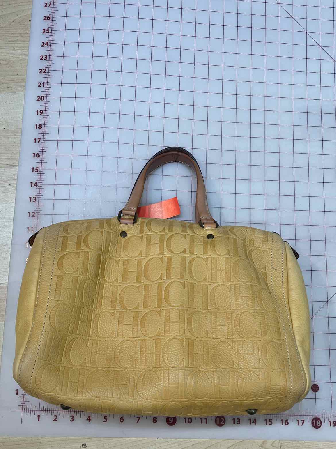 Carolina Herrera Andy 7 Yellow Handbag
