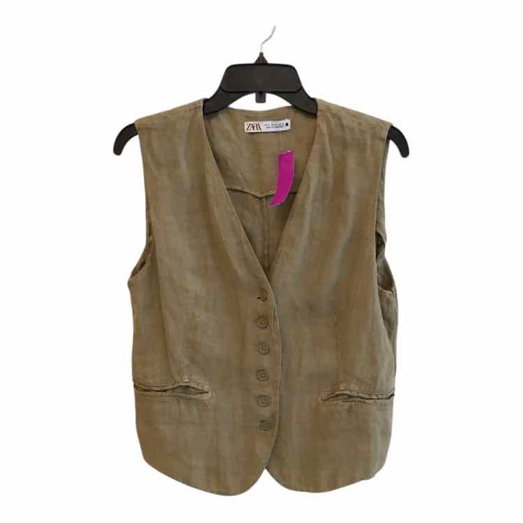 Zara Olive Green Size M Shirt
