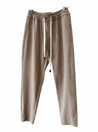 Bassike Beige and White Size 0 Pants