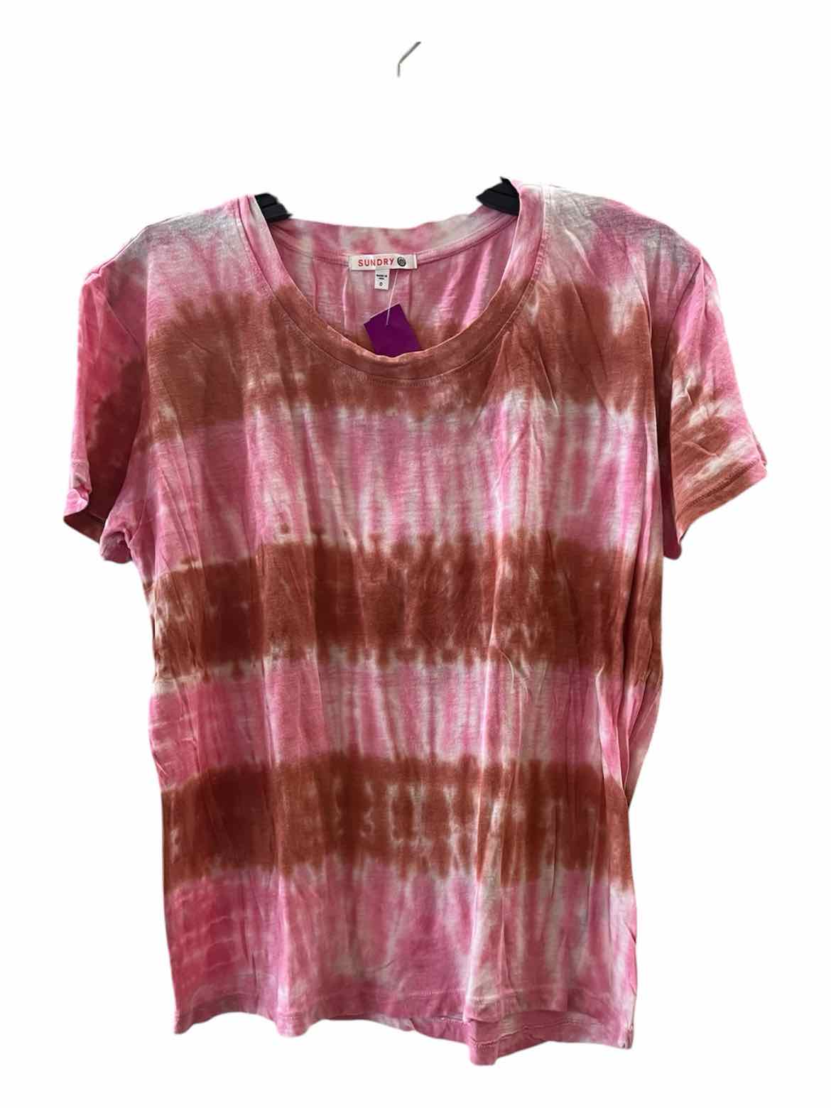 Sundry Pink Multi Size 0 Shirt