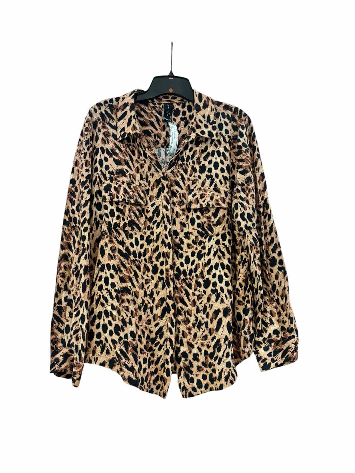Lilli Sucre Cheetah Size XL Shirt