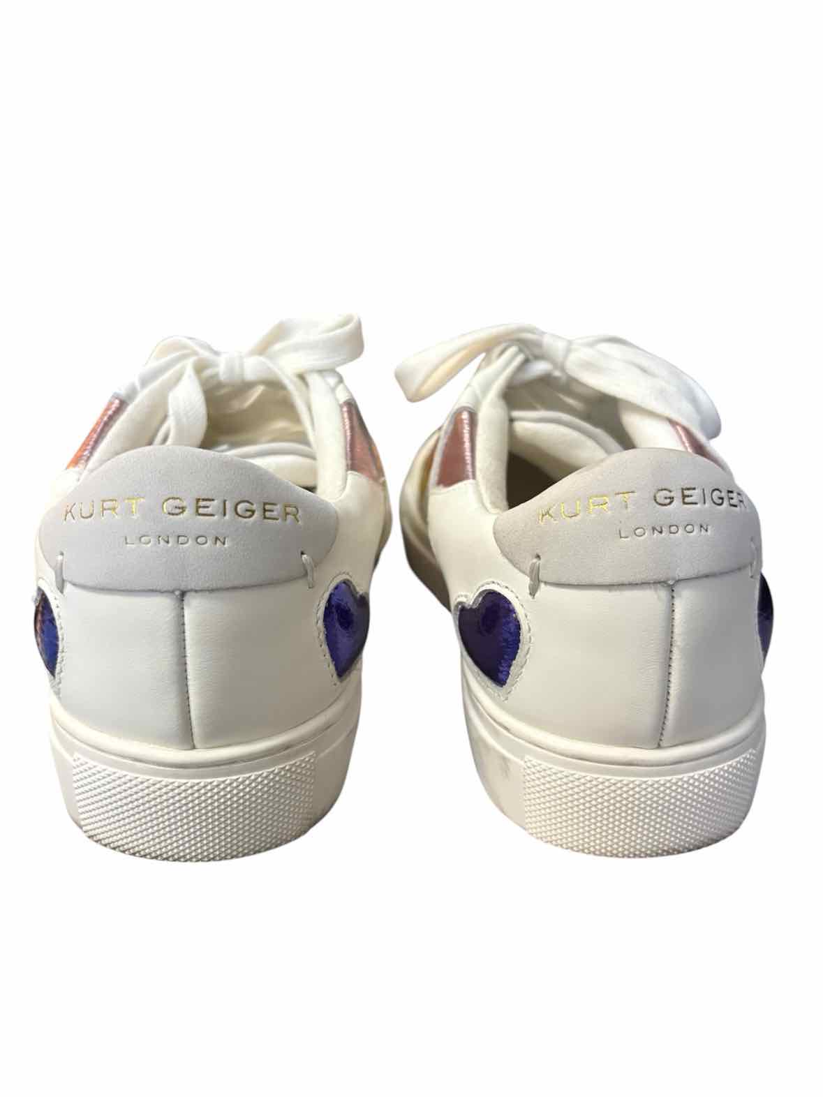 Kurt Geiger White Multi Size 36 Shoes