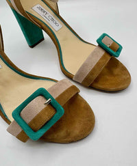 Jimmy Choo tan multi Size 39 1/2 Shoes