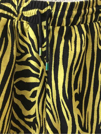 Queen of Sparkles Yellow and Black Size L Shorts