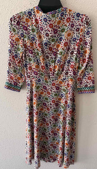 Saloni White Multi Size 2 Dress