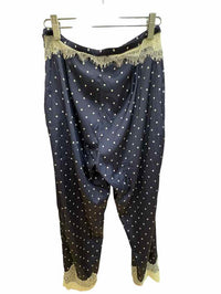 For Love & Lemons Navy Blue & White Size M Pants