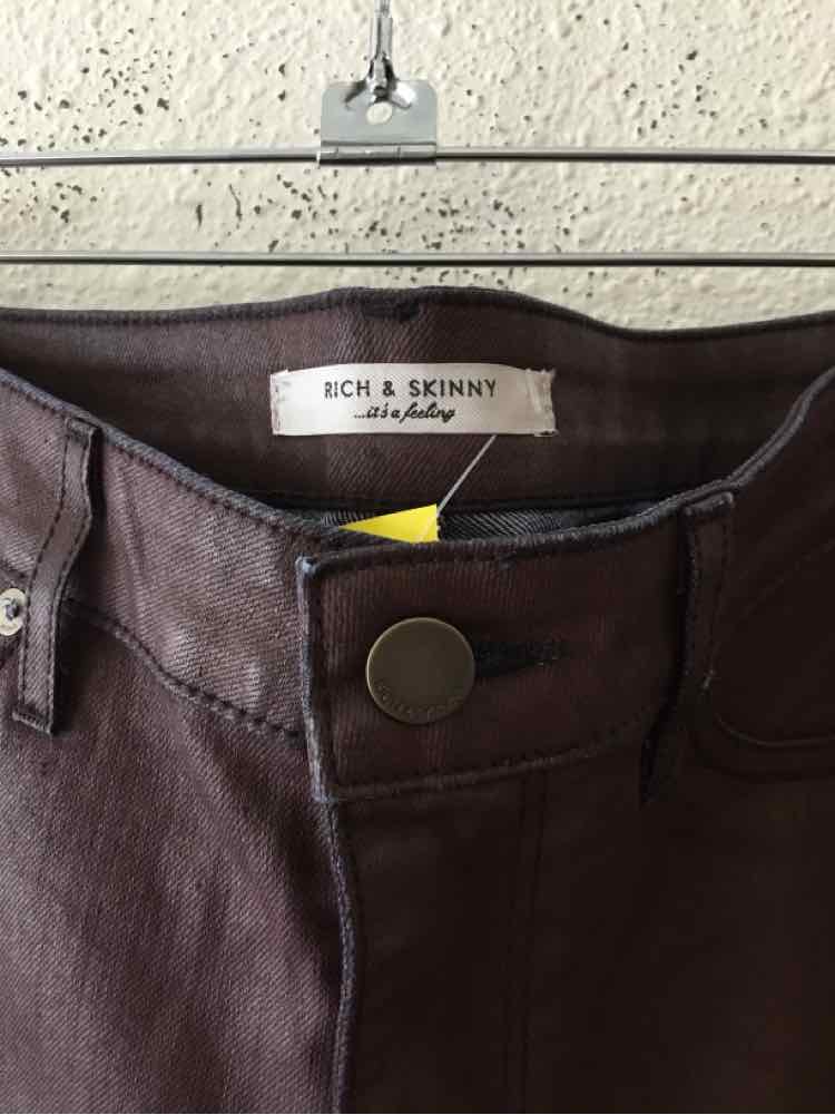 Rich & Skinny Burgundy Size 28 Jeans