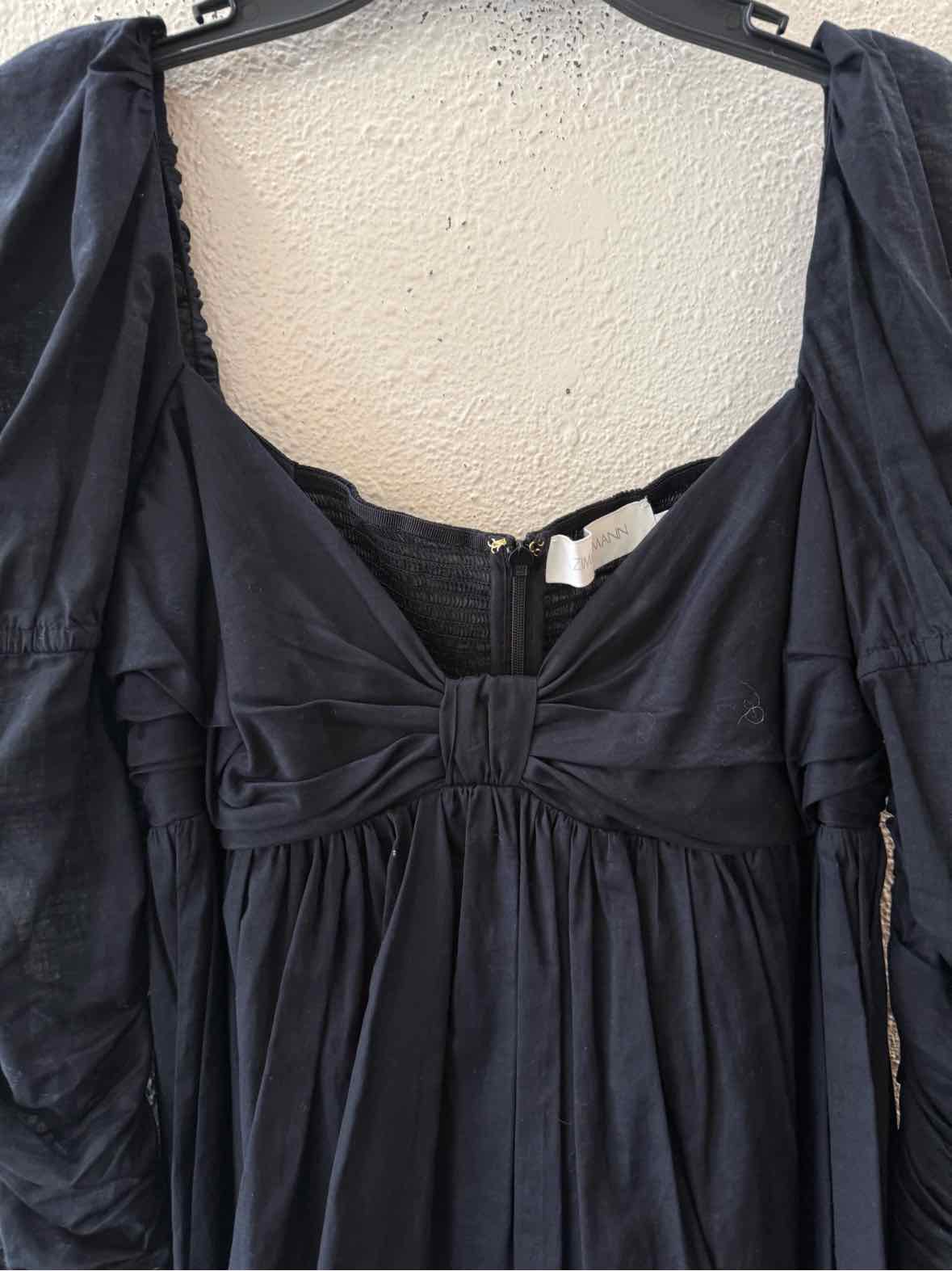 Zimmermann Black Size 3 Dress