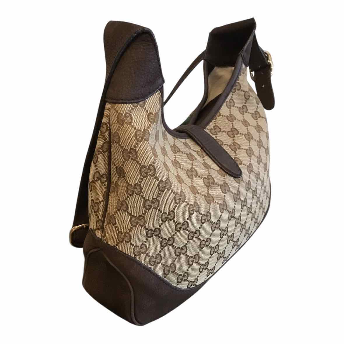 Gucci Original GG Canvas Web Jackie Hobo Brown multi Handbag