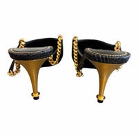 Tom Ford Black and Gold Size 35 Shoes