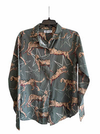 LAS SURENAS Army Green Size M Shirt