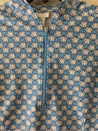 Sigrid Olsen Blue and White Size L Shirt