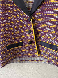 Z Spoke purple and yellow Size M Blazer