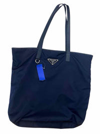 Prada Classic Nylon Tote Bag Navy Blue Handbag