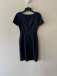 Piazza Sempione Navy and White Size 38 Dress