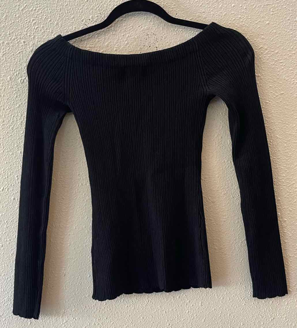 rag & bone Black Size S Kari Pullover Shirt