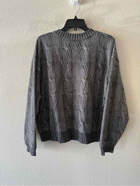 rag & bone Grey and Black Size L Sweatshirt