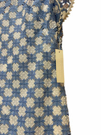 Shoshanna light blue and white Size 4 Dress