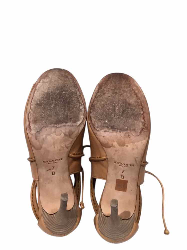 Coach Tan Size 7 Shoes
